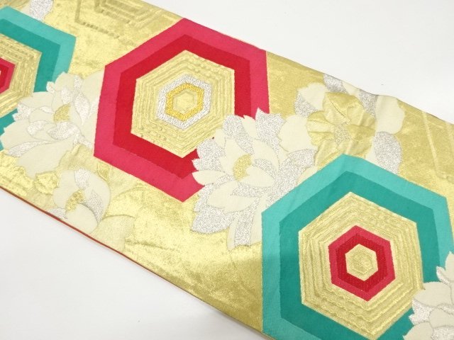 Japanese Kimono / Antique / Fukuro Obi Silk